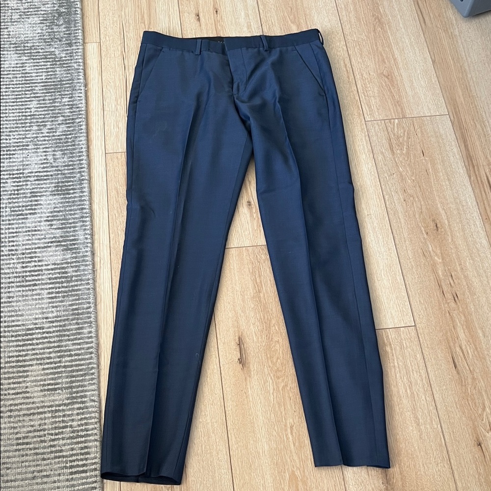 Express Men's Deep Blue Dress Pants